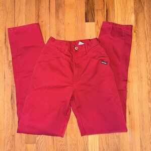 Rockies Women's Red Straight-Leg Jeans size 27, (fits like a 25 though)